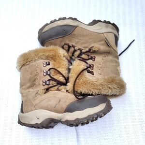 Hi-Tec Thinsulate Insulated Lace up Suede Sz 9 Snow Boots